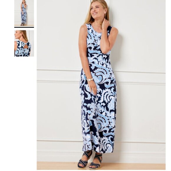 Talbots Dresses & Skirts - Talbots Jersey Maxi Dress in Dynamic Paisley